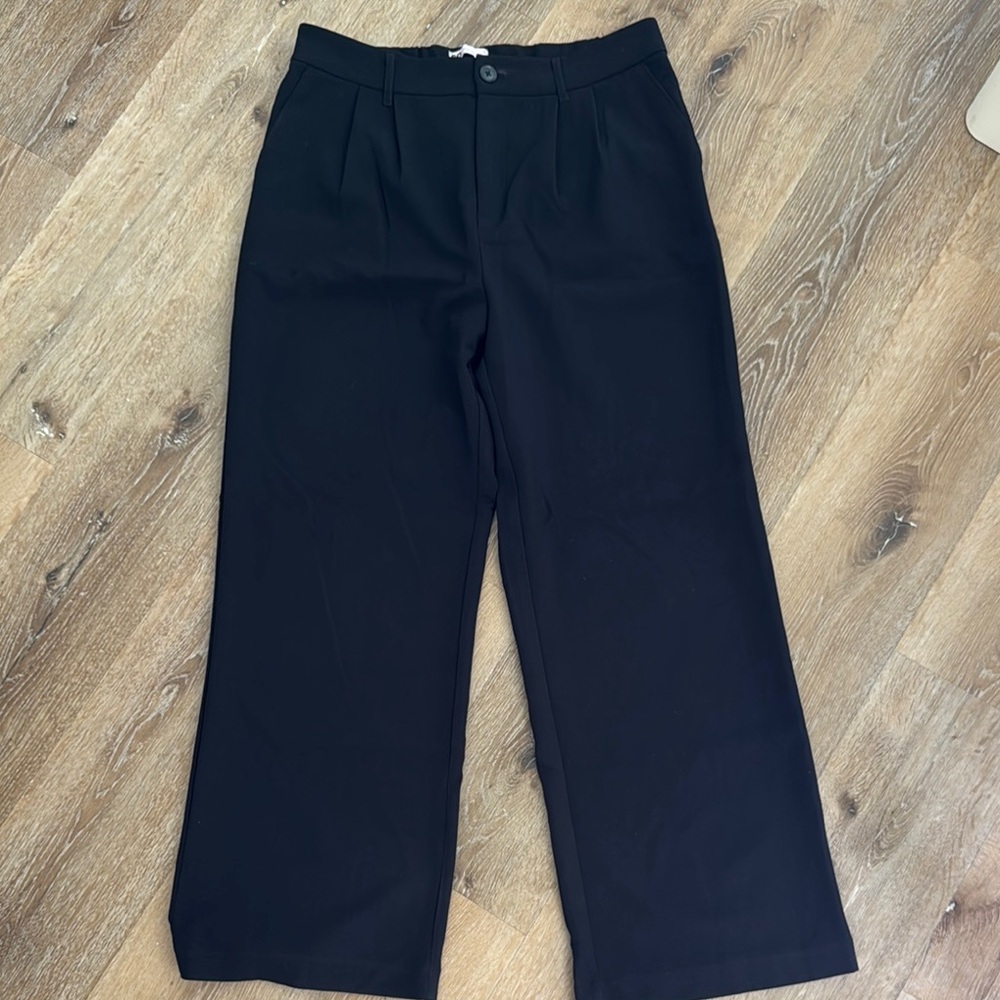SO Black Wide-Leg Pants